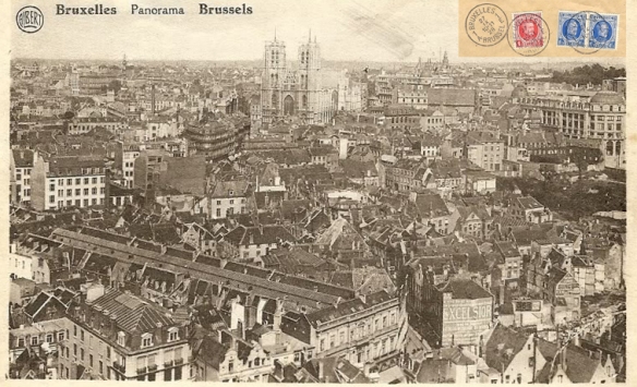 Brussels Postcard 1928